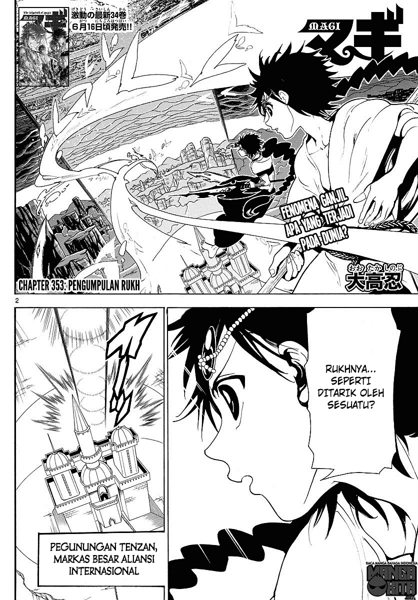 Magi – Labyrinth of Magic chapter 353